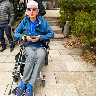 It allows my husband to be independent!