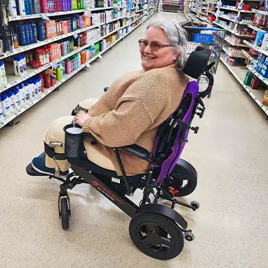 Travel Buggy has allowed her freedom that her strokes took away